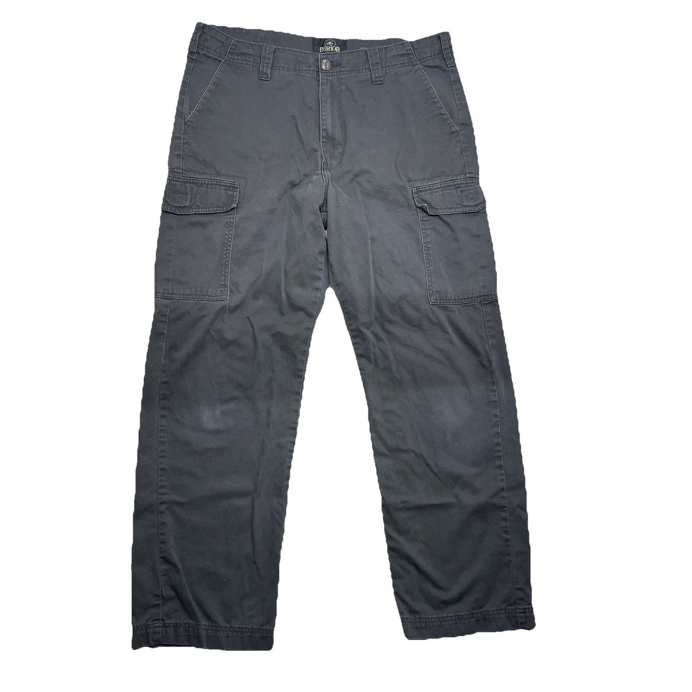 Vintage Redhead Men's Pants 36 X 32, Carpenter Style Gray Work Hunting Pants